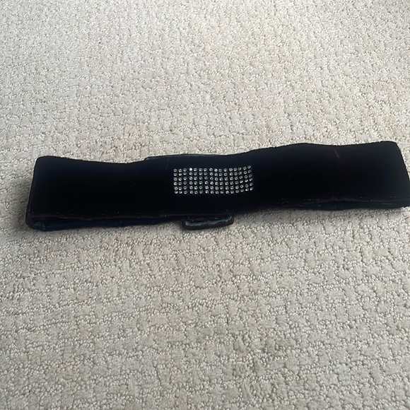 🔥 STUNNING VELVET BELT WITH RHINESTONES 🔥 - Picture 6 of 11